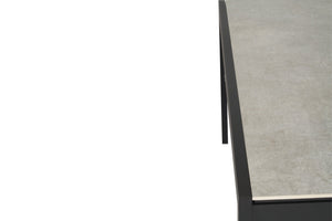 Roberto Outdoor Dining Table 1.6m - Black - Boho Bliss