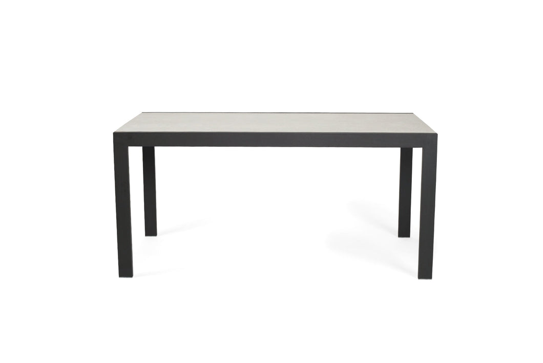 Roberto Outdoor Dining Table 1.6m - Black - Boho Bliss