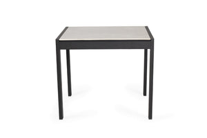 Roberto Outdoor Dining Table 80cm - Black - Boho Bliss
