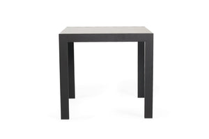 Roberto Outdoor Dining Table 80cm - Black - Boho Bliss