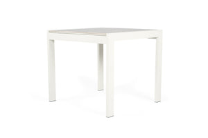 Roberto Outdoor Dining Table 80cm - White - Boho Bliss