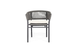 Roxby Outdoor Dining Chair - Black - Boho Bliss