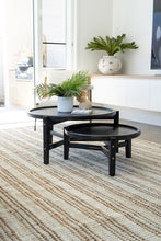 Load image into Gallery viewer, Ruben Coffee Table 80cm - Black - Boho Bliss