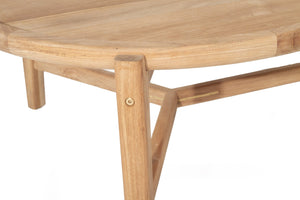 Ruben Coffee Table 80cm - Natural - Boho Bliss