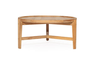 Ruben Coffee Table 80cm - Natural - Boho Bliss