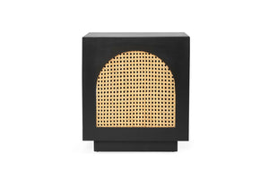 Ryan Bedside Table - Black - Boho Bliss