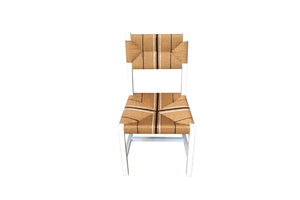 Sabai Woven Dining Chair - White - Boho Bliss