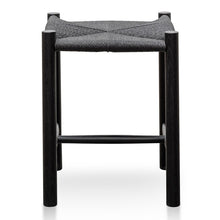 Load image into Gallery viewer, Sable Low Stool - Black - Boho Bliss