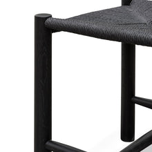 Load image into Gallery viewer, Sable Low Stool - Black - Boho Bliss