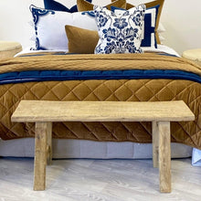 Load image into Gallery viewer, Sage Vintage Reclaimed Elm Bench Seat - Boho Bliss