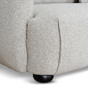 Sagefield 3 Seater Right Chaise Sofa - Clay Grey - Boho Bliss
