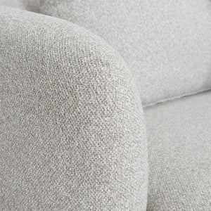 Sagefield 3 Seater Right Chaise Sofa - Clay Grey - Boho Bliss
