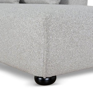 Sagefield 3 Seater Right Chaise Sofa - Clay Grey - Boho Bliss