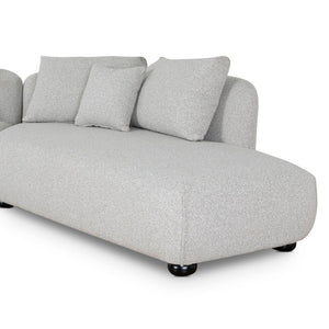 Sagefield 3 Seater Right Chaise Sofa - Clay Grey - Boho Bliss
