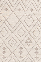 Load image into Gallery viewer, Sahara Diamond Rug 250x350 - Ivory/Taupe - Boho Bliss