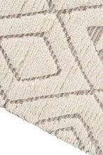 Load image into Gallery viewer, Sahara Diamond Rug 250x350 - Ivory/Taupe - Boho Bliss