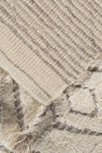 Load image into Gallery viewer, Sahara Diamond Rug 250x350 - Ivory/Taupe - Boho Bliss
