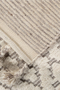 Sahara Trellis Rug 250x350 - Ivory/Taupe - Boho Bliss