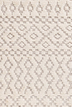 Load image into Gallery viewer, Sahara Trellis Rug 250x350 - Ivory/Taupe - Boho Bliss
