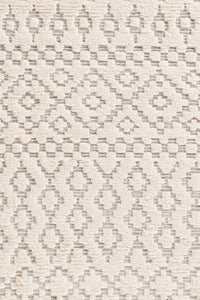 Sahara Trellis Rug 250x350 - Ivory/Taupe - Boho Bliss