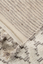 Load image into Gallery viewer, Sahara Trellis Rug 350x450 - Ivory/Taupe - Boho Bliss