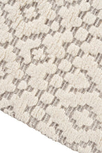 Load image into Gallery viewer, Sahara Trellis Rug 350x450 - Ivory/Taupe - Boho Bliss