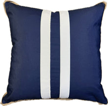 Load image into Gallery viewer, Santorini Outdoor Cushion Cover - Navy - Boho Bliss