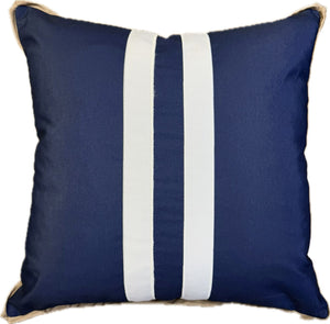 Santorini Outdoor Cushion Cover - Navy - Boho Bliss