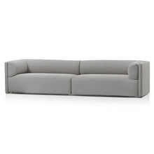 Load image into Gallery viewer, Savoy 4 Seater Fabric Sofa - Grey - Boho Bliss