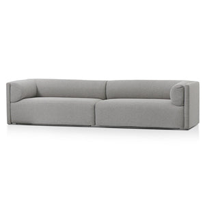 Savoy 4 Seater Fabric Sofa - Grey - Boho Bliss