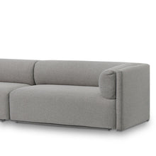 Load image into Gallery viewer, Savoy 4 Seater Fabric Sofa - Grey - Boho Bliss