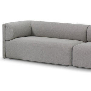 Savoy 4 Seater Fabric Sofa - Grey - Boho Bliss