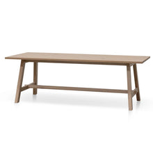 Load image into Gallery viewer, Seabreeze Oak Dining Table 2.2m - Boho Bliss