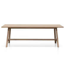 Load image into Gallery viewer, Seabreeze Oak Dining Table 2.2m - Boho Bliss