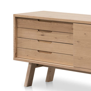 Seabreeze Oak Sideboard 1.6m - Washed Natural - Boho Bliss