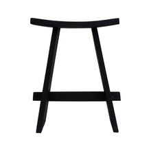 Load image into Gallery viewer, Semillon Kitchen Island Stool - Burnt Charcoal - Boho Bliss