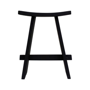 Semillon Kitchen Island Stool - Burnt Charcoal - Boho Bliss