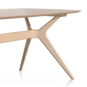 Senna 1.85m Dining Table - Pale Oak - Boho Bliss