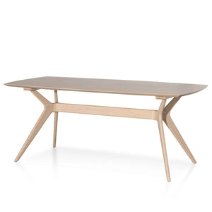 Senna 1.85m Dining Table - Pale Oak - Boho Bliss