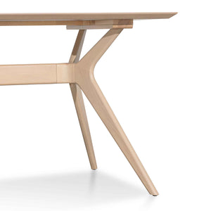 Senna 1.85m Dining Table - Pale Oak - Boho Bliss