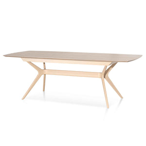 Senna Extendable Dining Table - Pale Oak - Boho Bliss