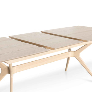 Senna Extendable Dining Table - Pale Oak - Boho Bliss