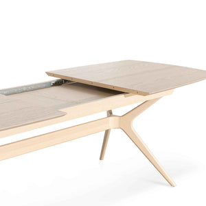 Senna Extendable Dining Table - Pale Oak - Boho Bliss