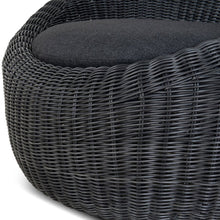 Load image into Gallery viewer, Sereno Outdoor Lounge Chair - Full Black - Boho Bliss
