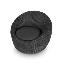 Load image into Gallery viewer, Sereno Outdoor Lounge Chair - Full Black - Boho Bliss