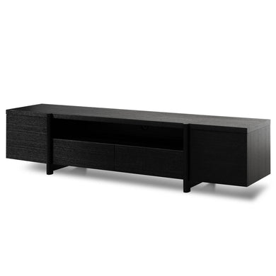 Shanty Entertainment Unit 2.1m - Black - Boho Bliss