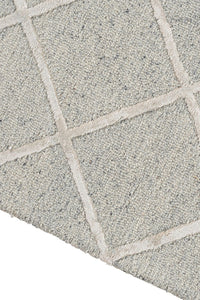 Shimmer Diamonds Rug 160x230 - Grey - Boho Bliss