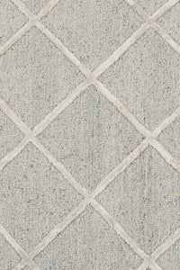 Shimmer Diamonds Rug 160x230 - Grey - Boho Bliss
