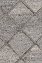 Load image into Gallery viewer, Shimmer Diamonds Rug 200x300 - Charcoal - Boho Bliss