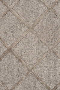 Shimmer Diamonds Rug 300x400 - Taupe - Boho Bliss